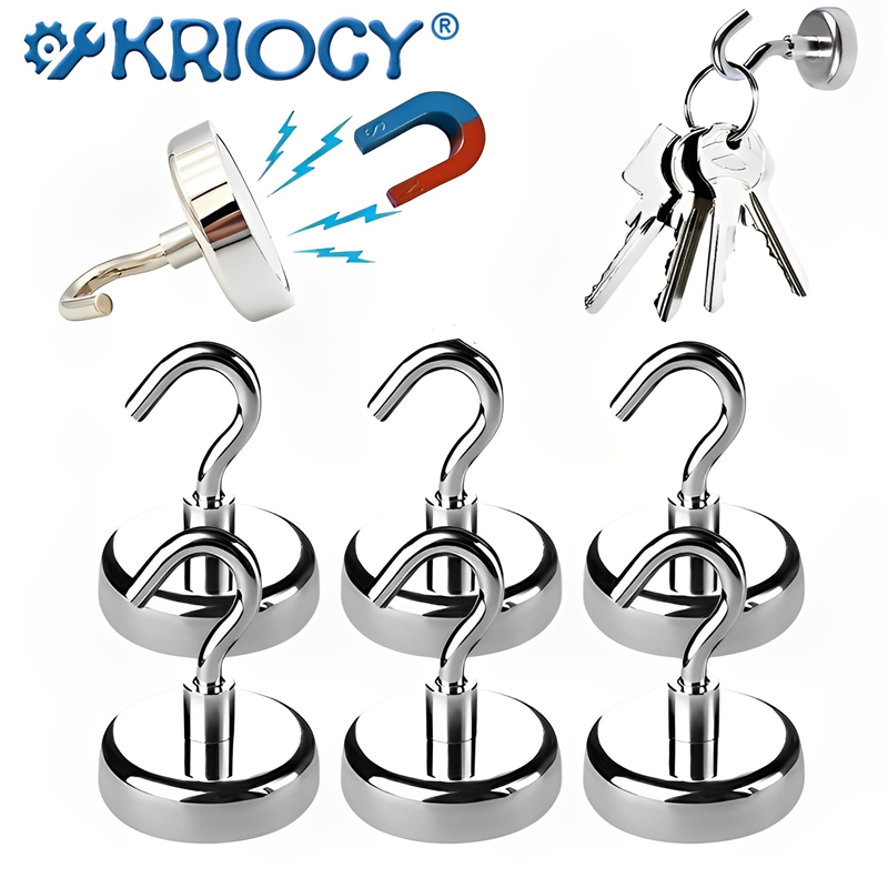Fishing Hook Stainless Steel - Gancho magnético de neodimio redondo potente