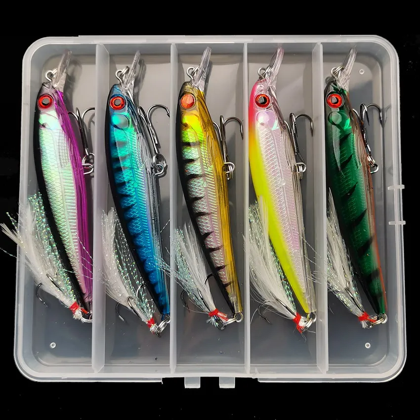 Fishing Hook Box - Señuelo de pesca Minnow biónico con