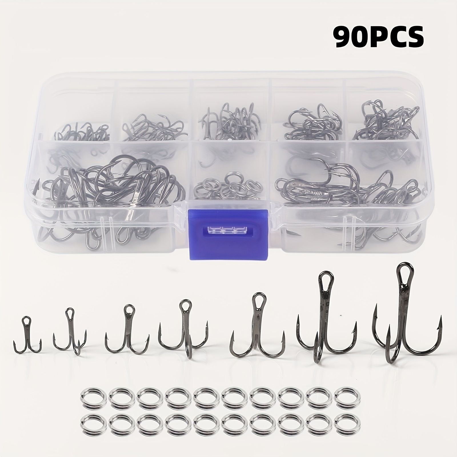 Fishing Hook Circle - Kit de 90 piezas de señuelos