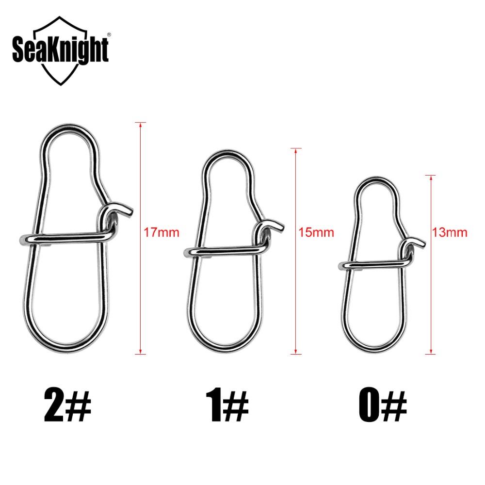 SeaKnight 50PCS/Lote Conector  - Fishing Hook Stainless Steel reseña y precio