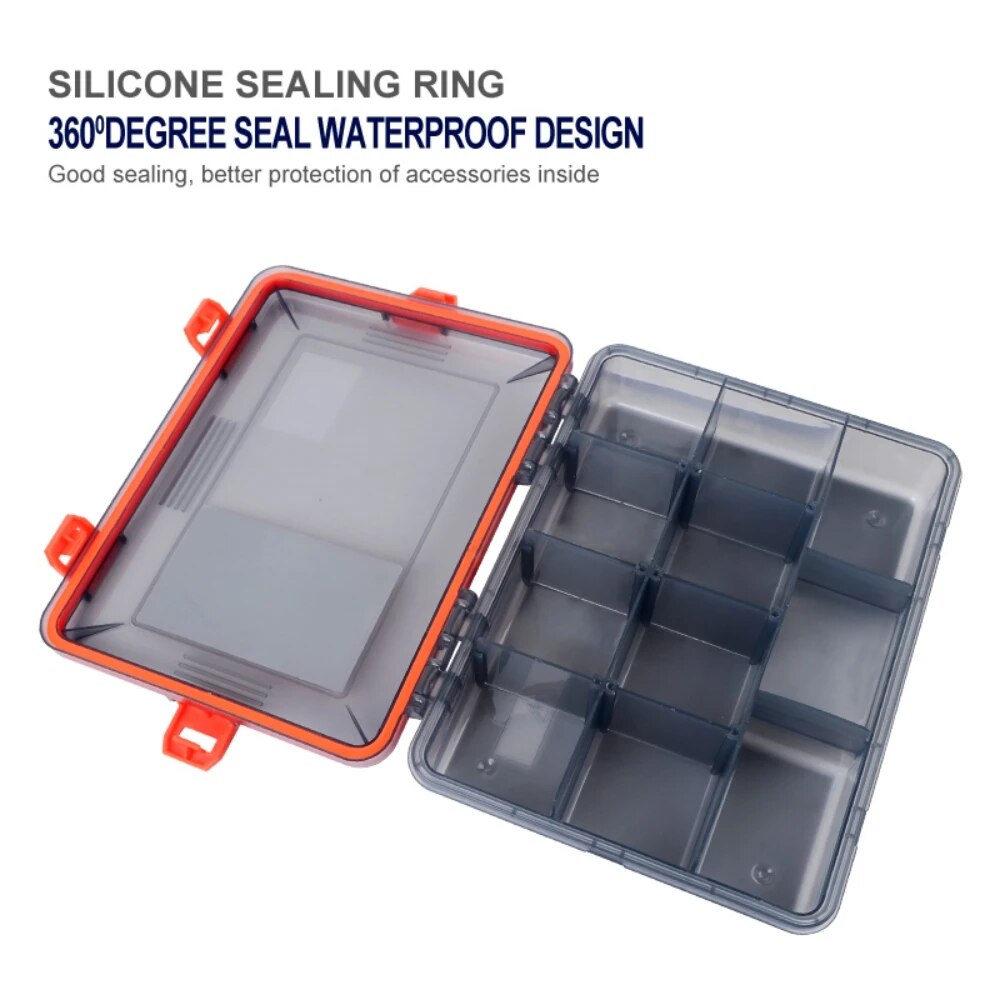 Caja de aparejos de pesca de g - Fishing Hook Size reseña y precio