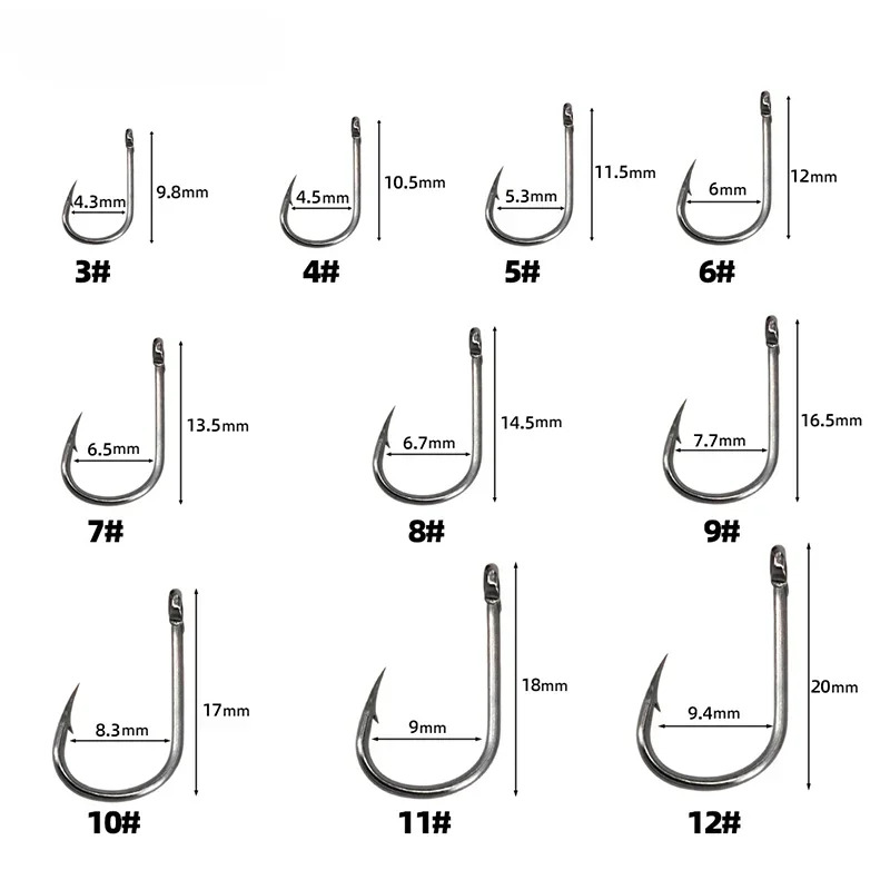 50-1600 unids/caja anzuelos de - Fishing Hook Circle reseña y precio