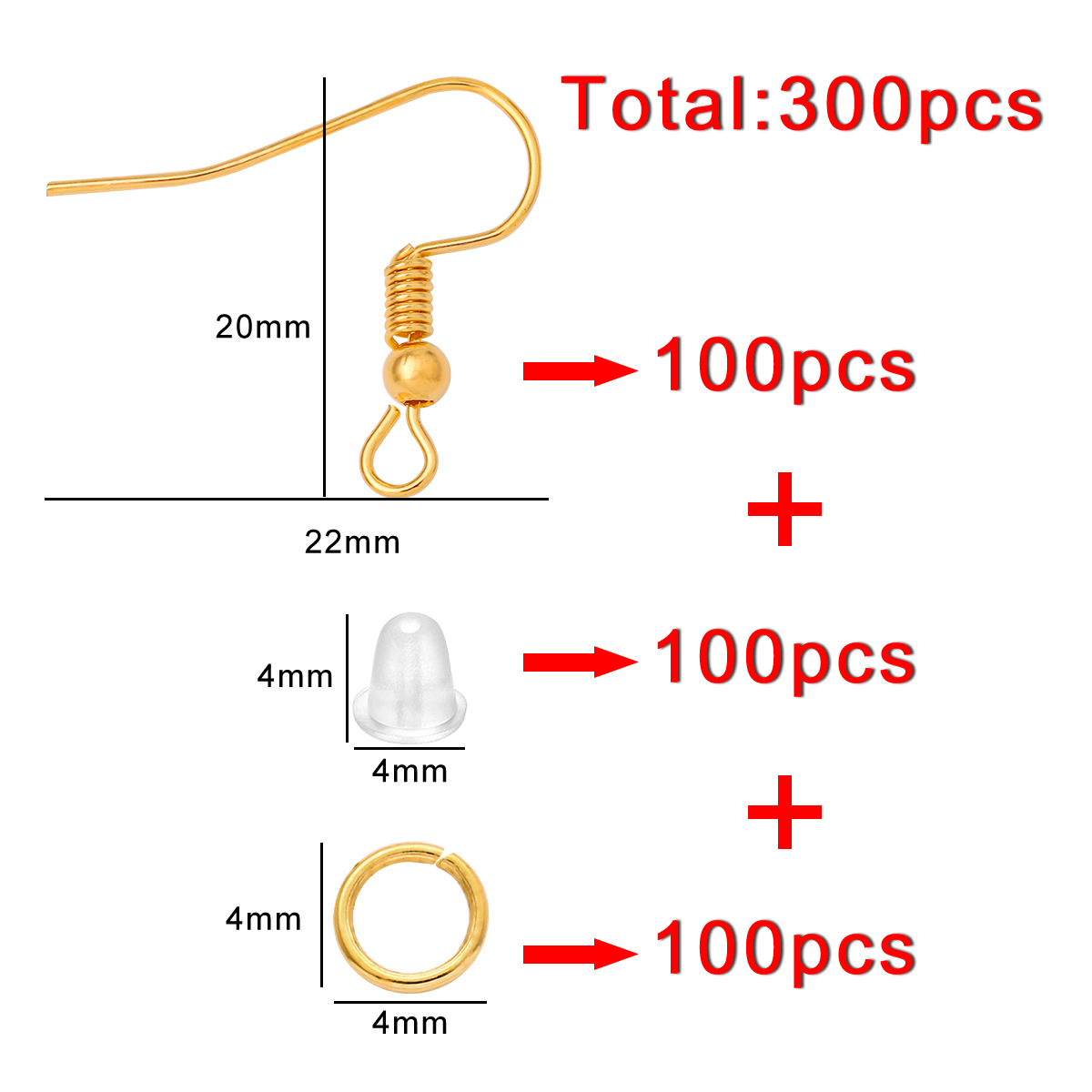 100-300 unids/lote Kit de ganc - Fishing Hook Assortment reseña y precio