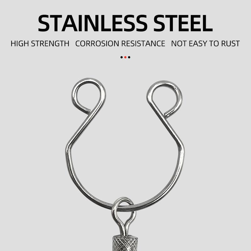 ShareShark 2 piezas/bolsa Herr - Fishing Hook Stainless Steel reseña y precio