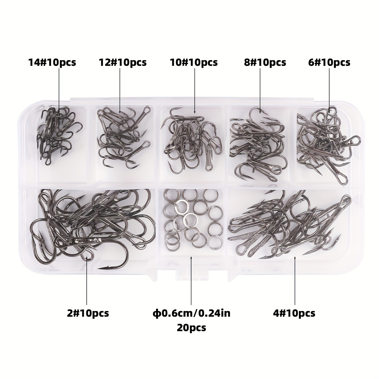 Kit de 90 piezas de señuelos c - Fishing Hook Circle reseña y precio